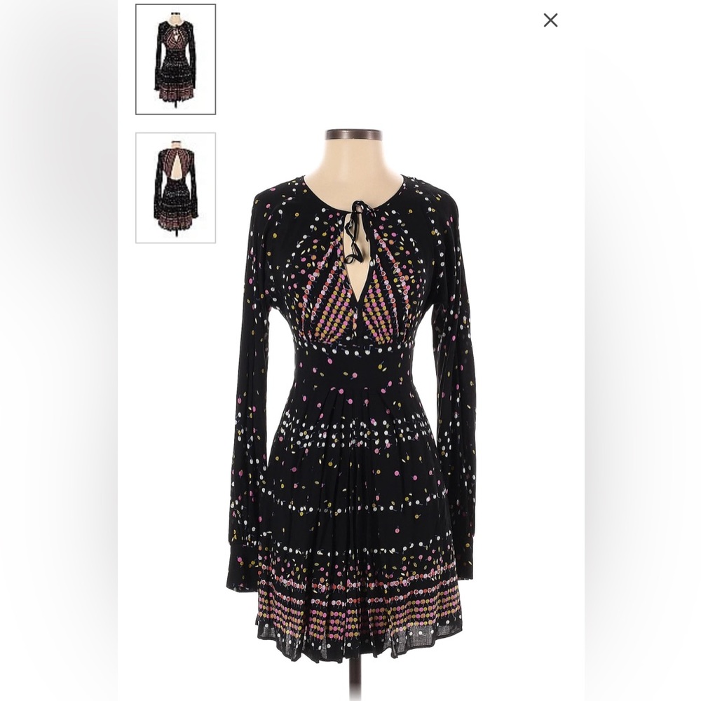 free people Women’s Peasant Printed Casual dress size 4 multicolor